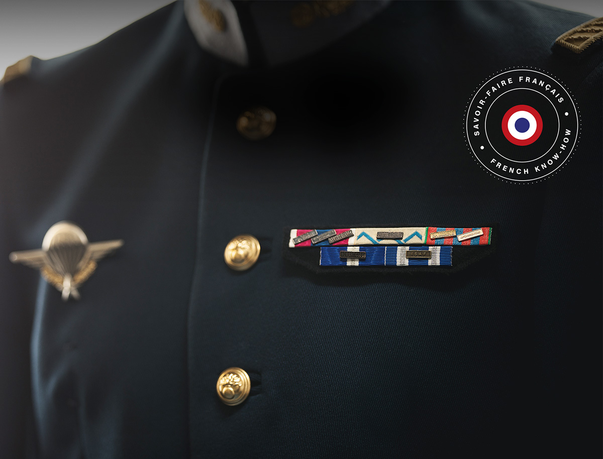 Les barrettes de décorations militaires, un savoirfaire Marck & Balsan